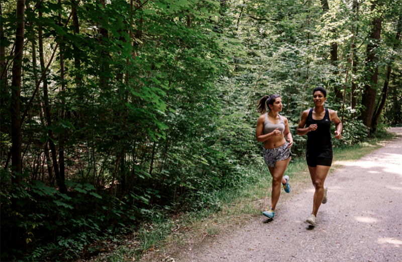 Women Running Outdoors